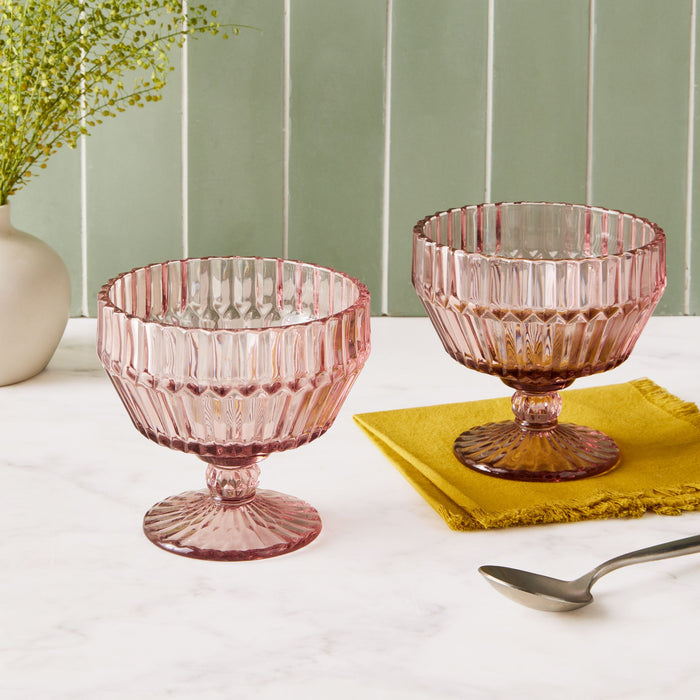 Archie Glass Dessert Coupes