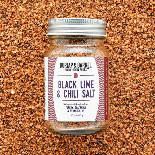 Burlap & Barrel | Black Lime & Chili Salt