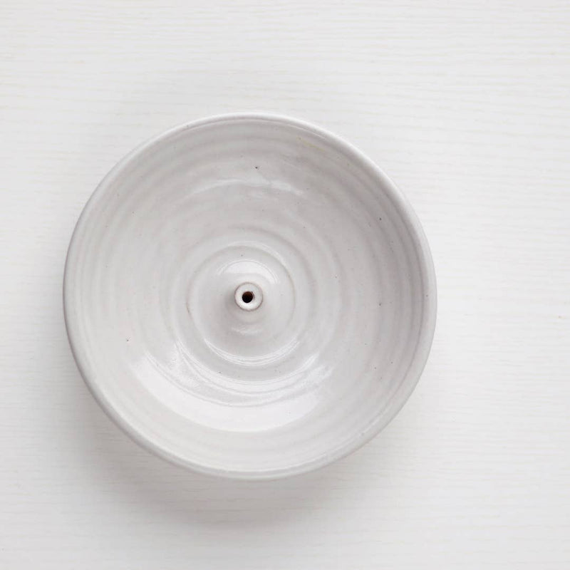 Gravesco Pottery | Incense Burner in White