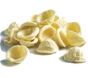 Zia Pia - Orecchiette by La Fabbrica della Pasta, ear-shaped semolina pasta from Gragnano, renowned for nutty flavor and sauce-holding texture, 500g package.