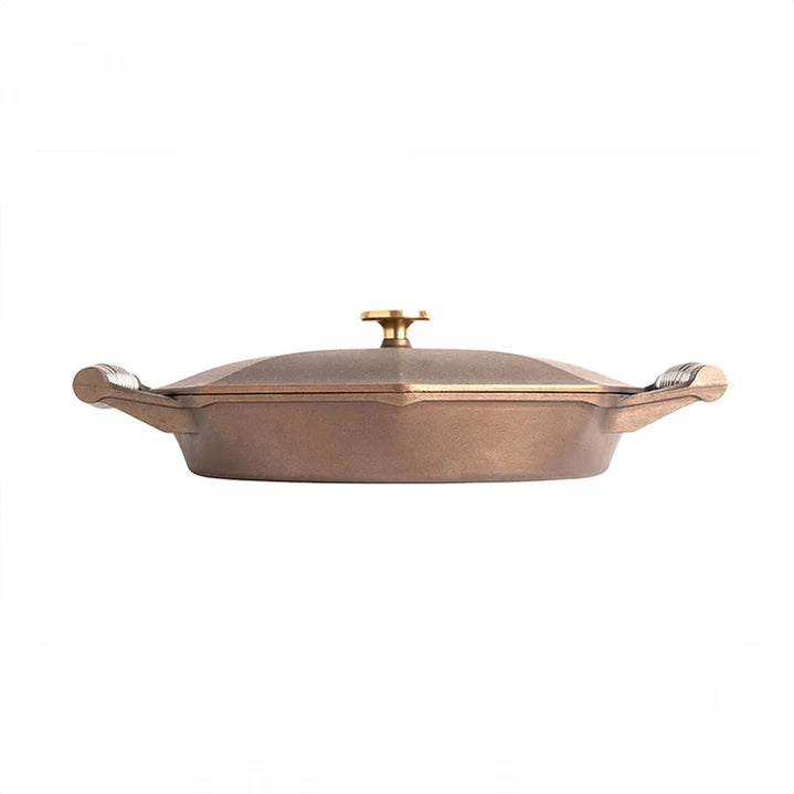 FINEX | 14" Cast Iron Skillet with Lid