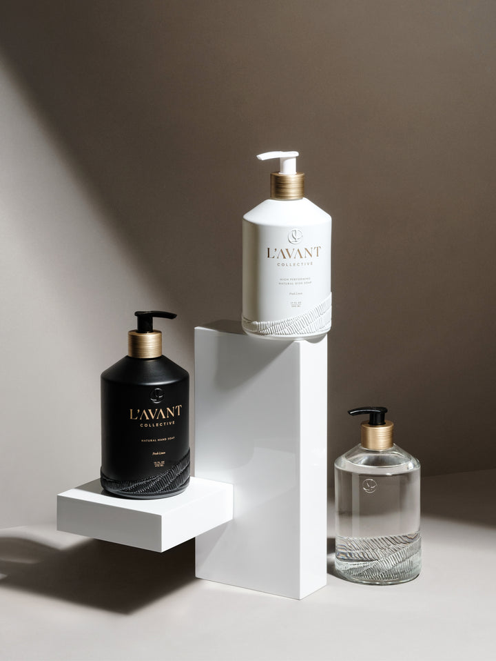 L'AVANT Collective | Glass Soap Empty Bottle