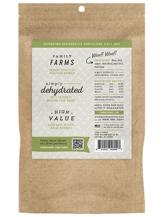 Farm Hounds Training Treats - Beef in a brown bag with a white label, showcasing ethically sourced, nutrient-rich dog treats from sustainable farms.
