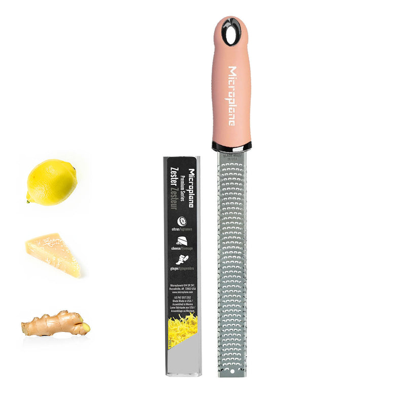 Microplane | Premium Classic Series Citrus Zester, Dusty Rose