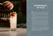 The Bartender's Manifesto spread showcases a highball cocktail and text on developing personal bartending style, aligning with Athens Cooks' focus on kitchen expertise and innovation.