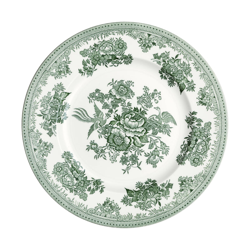 Burleigh | Dark Green Asiatic Pheasants Dinner Plate