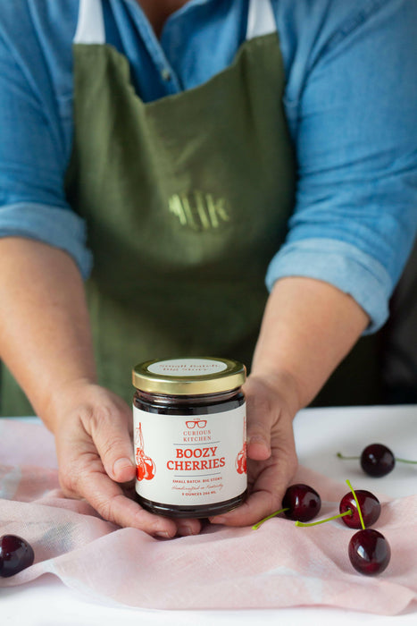 In the Curious Kitchen | Boozy "Bourbon Infused"  Cocktail Cherries.