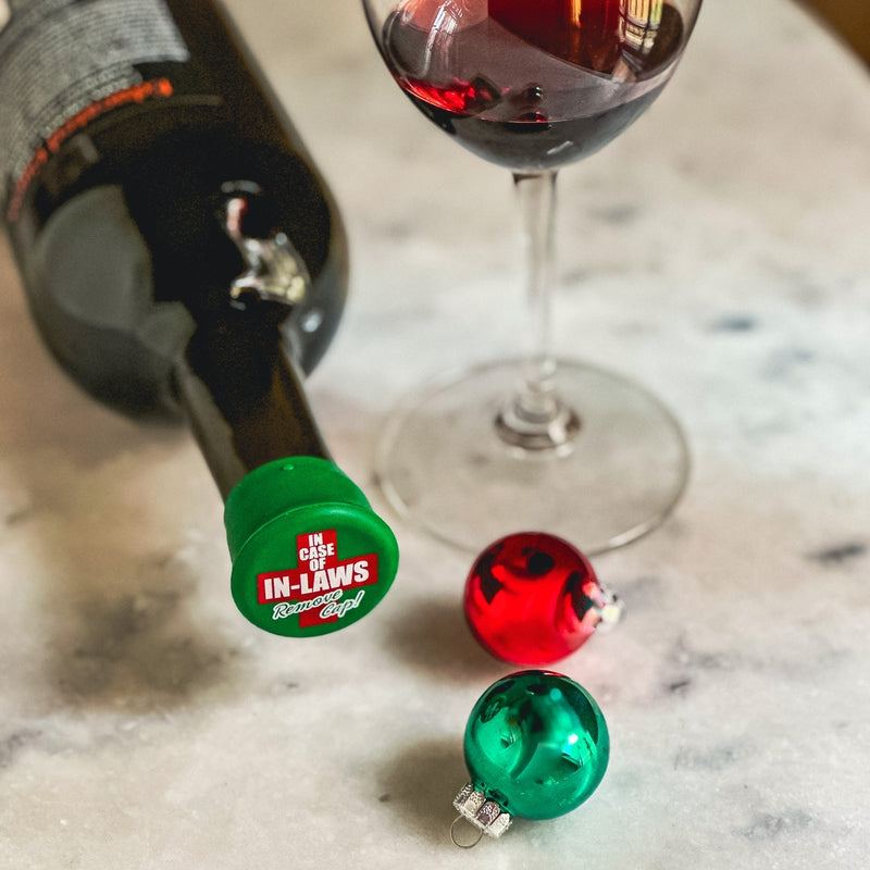 CapaBunga | Holiday Wine Caps, Dreaming of a White Christmas
