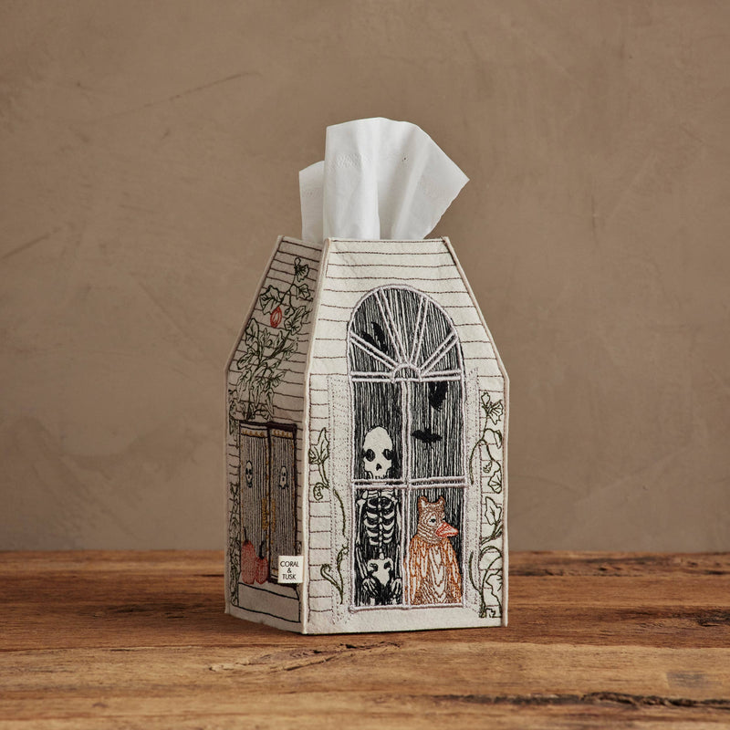 Coral & Tusk - Haunted House Tissue Box Cover