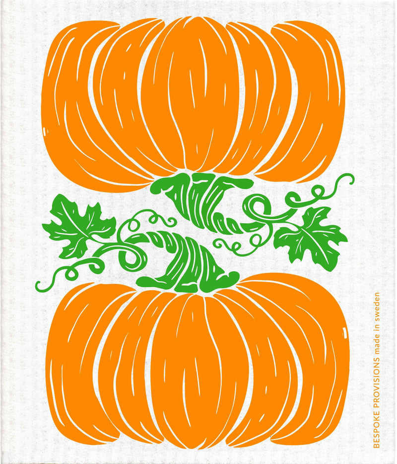 Bespoke Provisions - Pumpkins  Swedish Dishcloth.