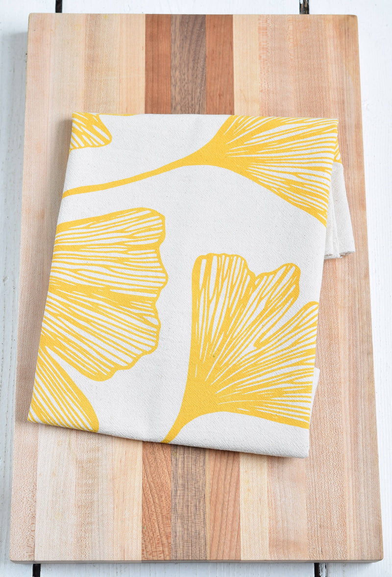 Hearth and Harrow | Gingko Leaf Kitchen Towel