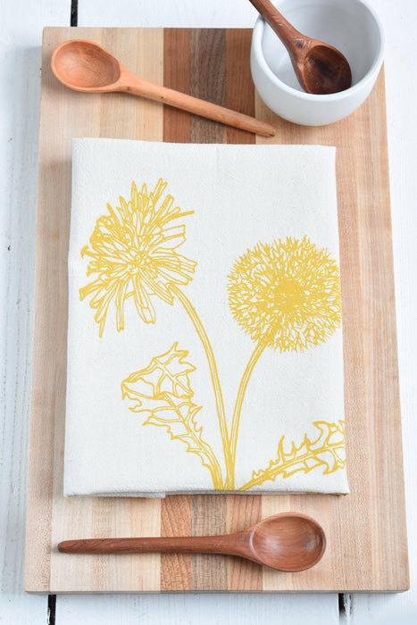 Hearth and Harrow | Dandelion Kitchen Tea Towel.