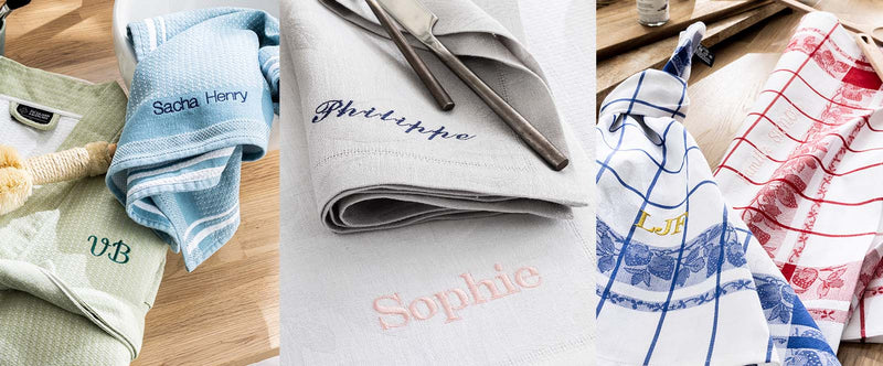 Le Jacquard Francais | Armoiries Linen Napkin, Offwhite