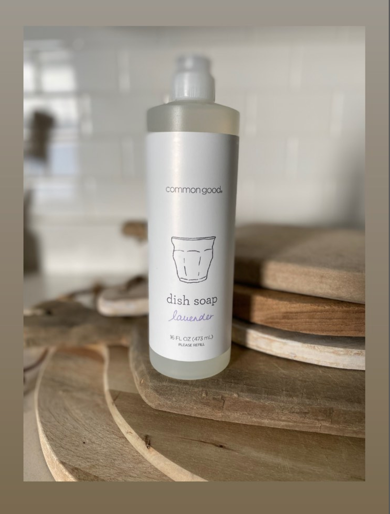 Common Good - Dish Soap Bottle - 16 oz Lavender.