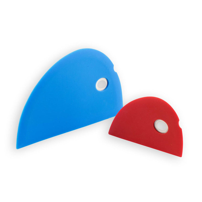 Messermeister | 2 Piece Silicone Bowl Scraper Set