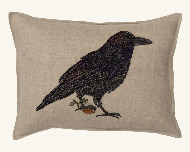 Coral & Tusk - Blackbird with Acorn Pillow: Cover Only
