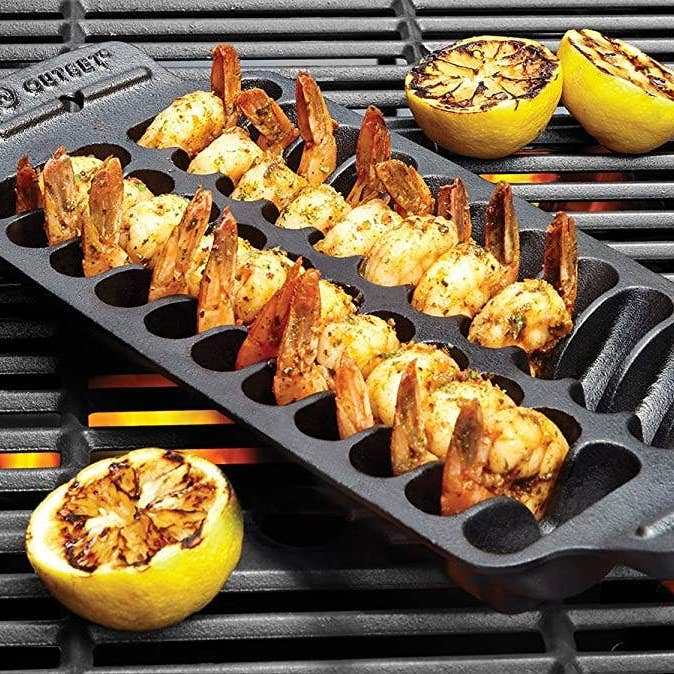 Outset | Cast Iron Shrimp Pan