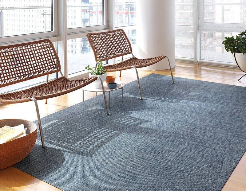 Chilewich | Basketweave Rugs - Denim - 35x48 Inches