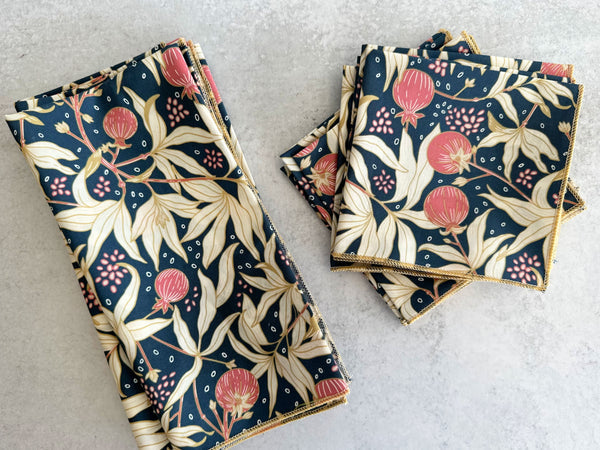 Dot and Army | Stripe and Check Bread Makers Set, Papaya