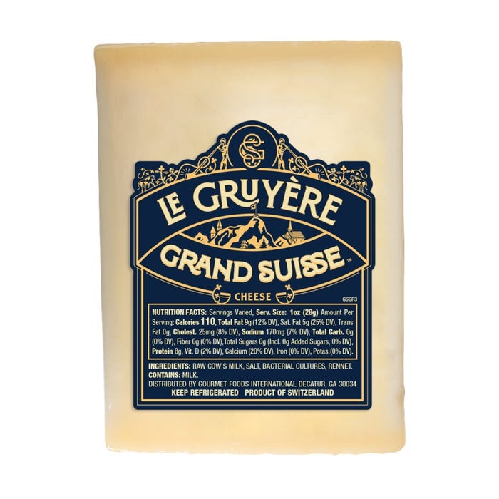 Gourmet Foods International | Gruyere 8 oz