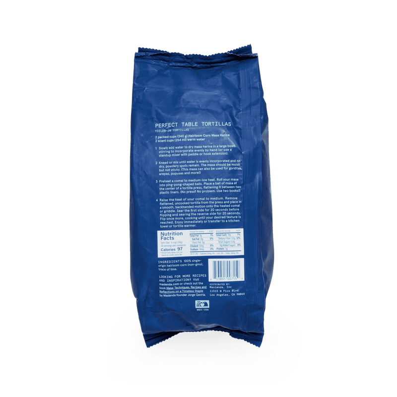 Masienda | Heirloom Corn Masa Harina, Blue Corn