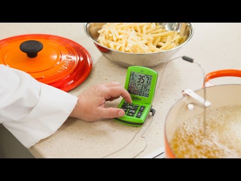 ThermoWorks | ChefAlarm Cooking Alarm Thermometer + Timer - Red