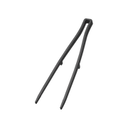 Yamazaki Home | Tower Floating Tweezer Tongs, Silicone, featuring a sleek design for efficient food handling, ideal for preventing drips on countertops. Dishwasher safe.
