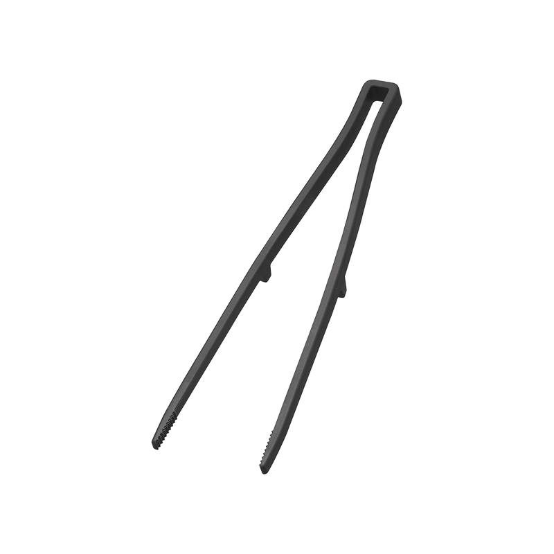 Yamazaki Home | Tower Floating Tweezer Tongs, Silicone, featuring a sleek design for efficient food handling, ideal for preventing drips on countertops. Dishwasher safe.