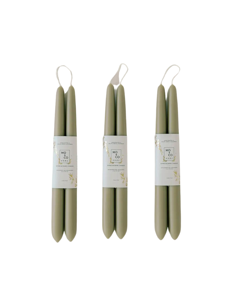 Mo&Co | Limited Edition! Bayberry Dipped Taper Candles