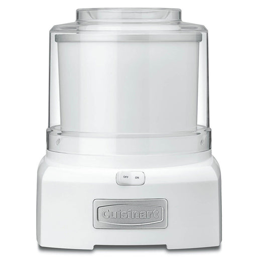 Cuisinart Frozen Yogurt - Ice Cream & Sorbet Maker with clear lid, ideal for homemade treats, featured in Athens Cooks' curated small kitchen appliances collection.