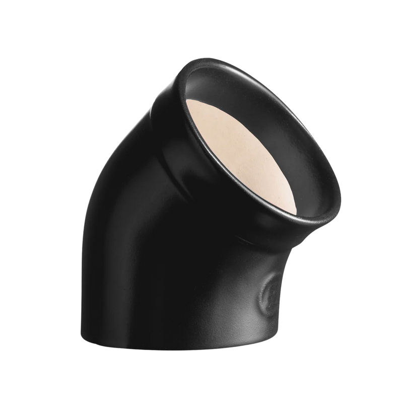Emile Henry | The Salt Pig, a classic kitchen accessory with a smooth, light-colored interior for keeping salt free-flowing and easily accessible while cooking.