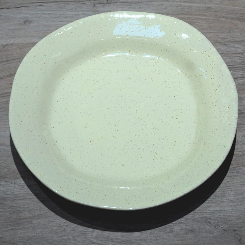 La Gabbianella | Lucca, Round Platter, Olive Green