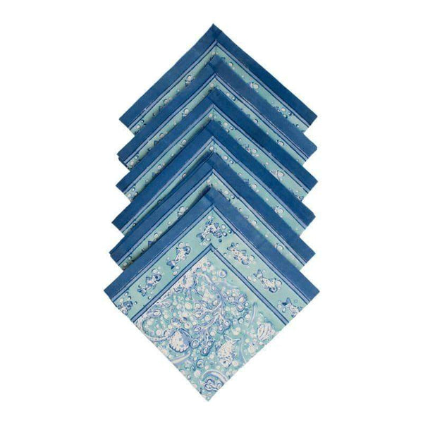 Couleur Nature | La Mer Aqua Napkins, Set of 6