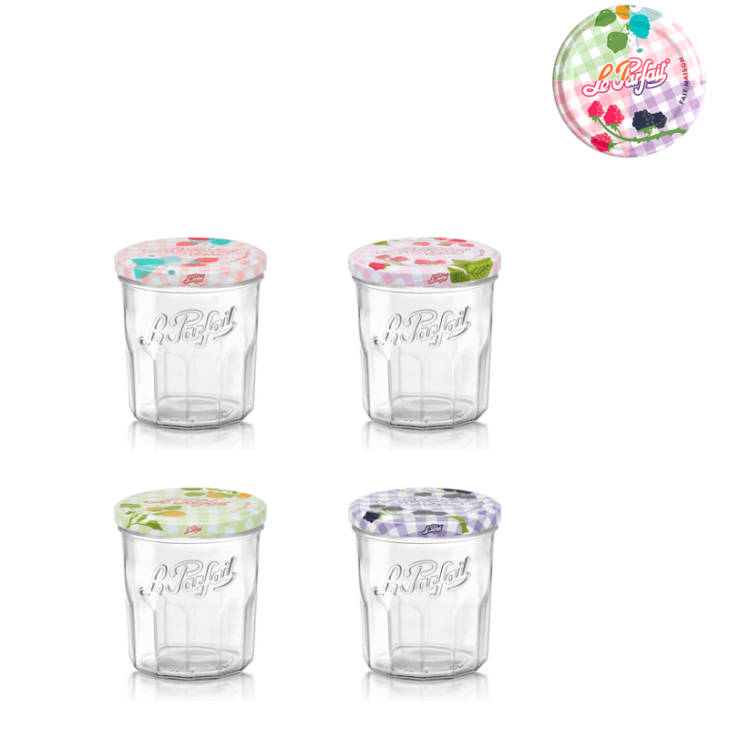 Le Parfait | Faceted French Jam Jar, 385ml (13oz)