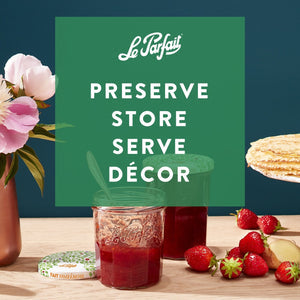 Le Parfait | Faceted French Jam Jar, 385ml (13oz)