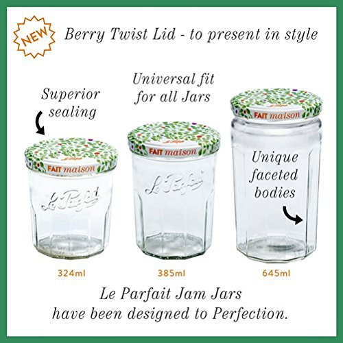 Le Parfait | Faceted French Jam Jar, 324ml (11oz)