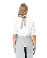 MagicLinen's Forest Green Linen Bib Apron, designed for kitchen and garden use, combines durability and elegance with a unisex fit for XS to XL.