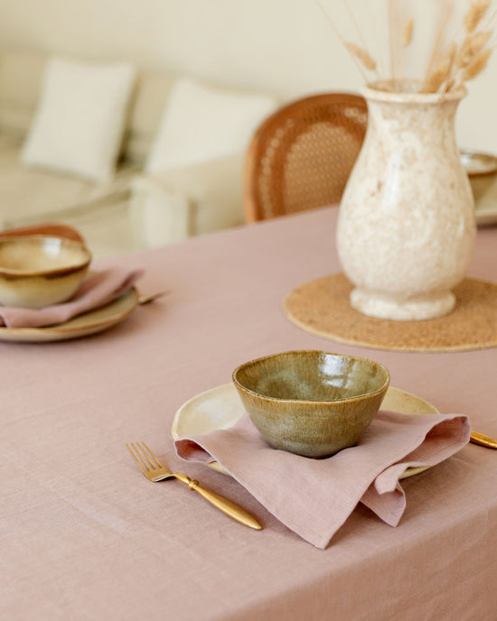 Magic Linen | Set of 2 Linen Napkins Woodrose