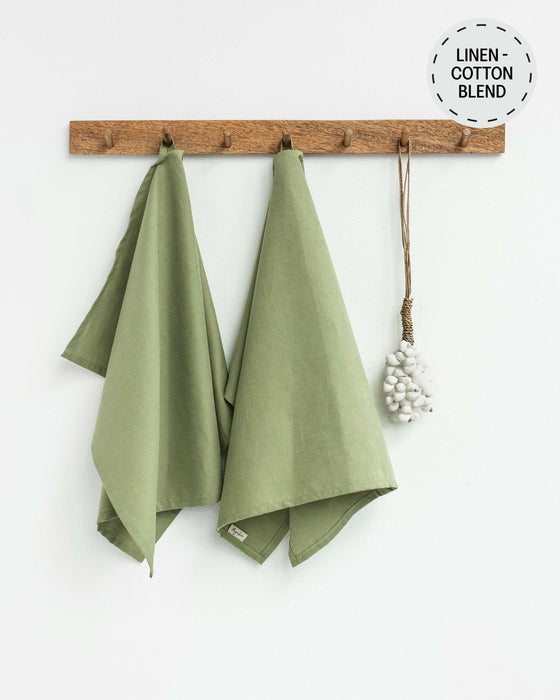 MagicLinen | Linen-Cotton Blend Tea Towels | Set of 2.