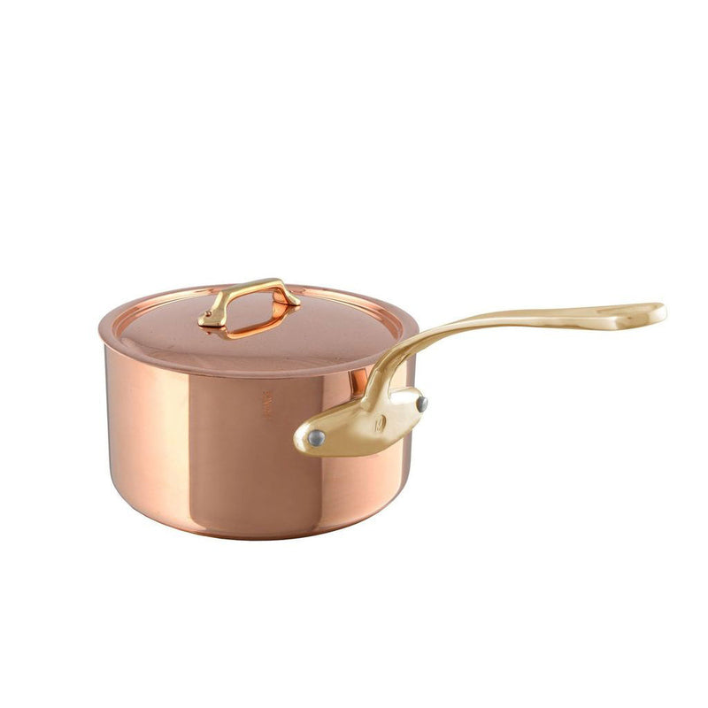 Mauviel | M'200 B Copper Saucepans, 2.6 Qt