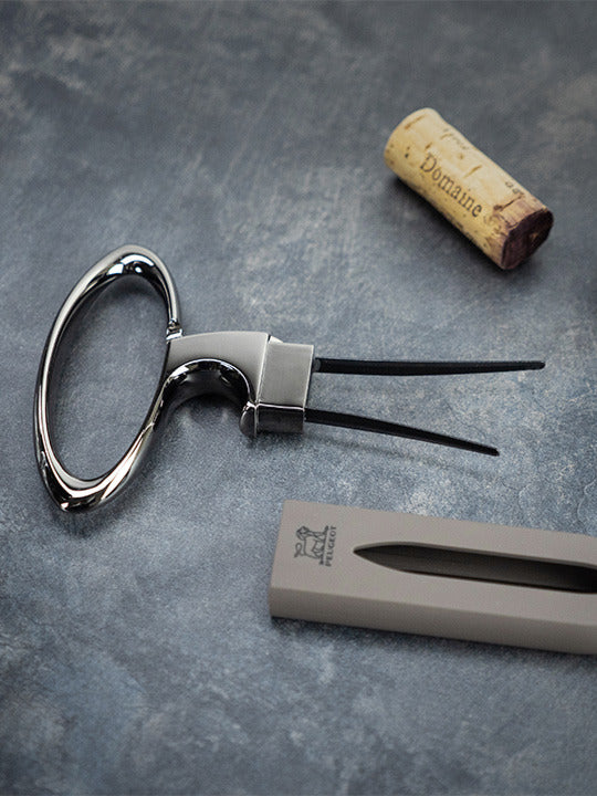 Peugeot | Mathus Two-Prong Cork Puller, Basalte Grey