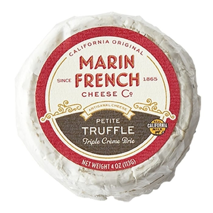 Gourmet Foods International | Petite Truffle Triple Creme Brie 4 oz