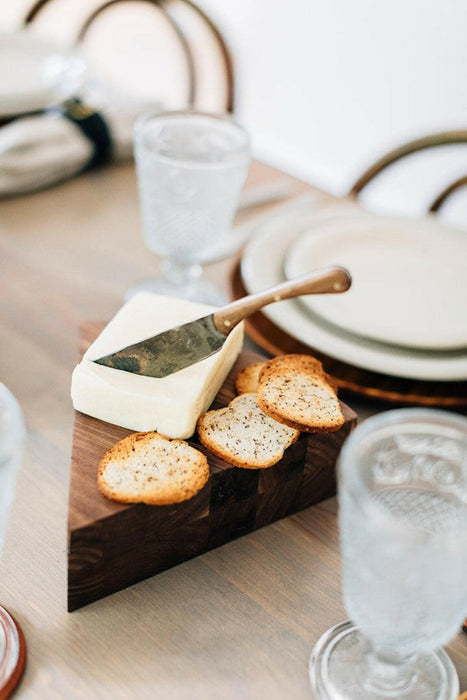 Millstream Home | The Cheese Block with Hand-Forged Knife.