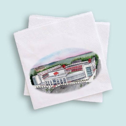 Grace Langdon Art | Georgia Tech Cocktail Napkins