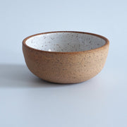 RachaelPots | Salt + Sauce Bowl - Yellow, hand-thrown speckled stoneware, ideal for prepping ingredients, microwave and dishwasher safe, crafted in Brooklyn.