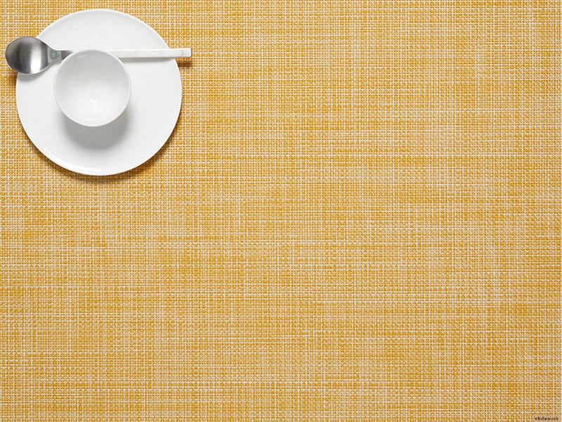 Chilewich | Mini Basketweave Rectangle Placemats - Ochre