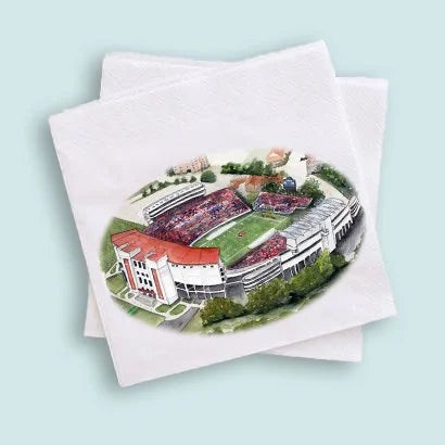 Grace Langdon Art | Georgia Tech Cocktail Napkins