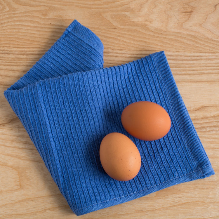 Danica | Ripple Dishcloths | Set of Two, Royal Blue