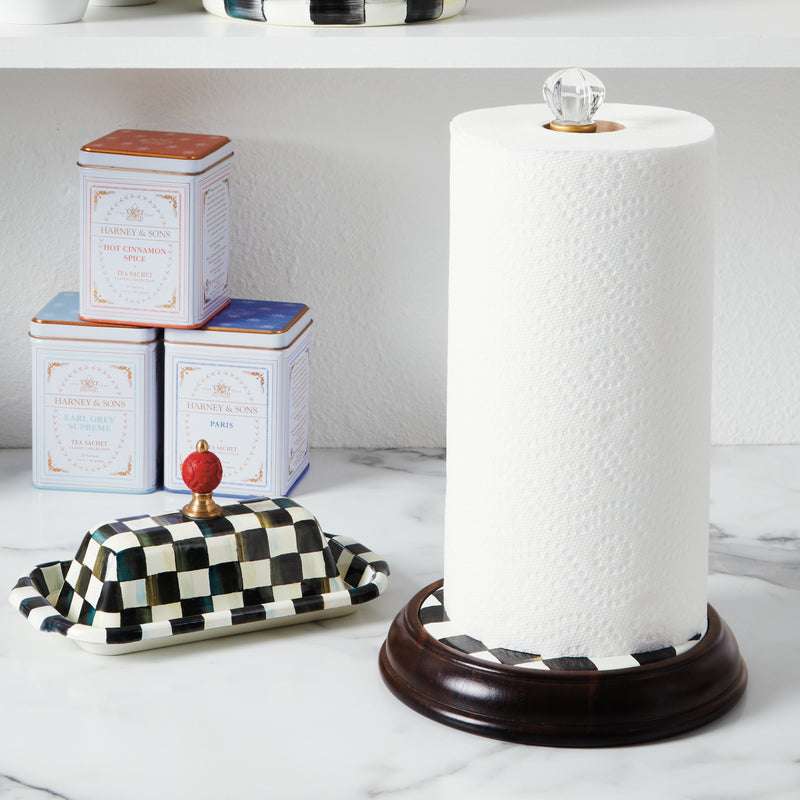 MacKenzie-Childs | Courtly Check Paper Towel Holder