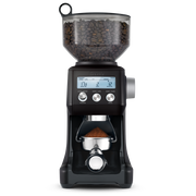 Breville | Smart Grinder Pro, Black Truffle: Electric burr-style coffee grinder with 60 settings, clear bean hopper, digital controls for grind size, dose, and time.